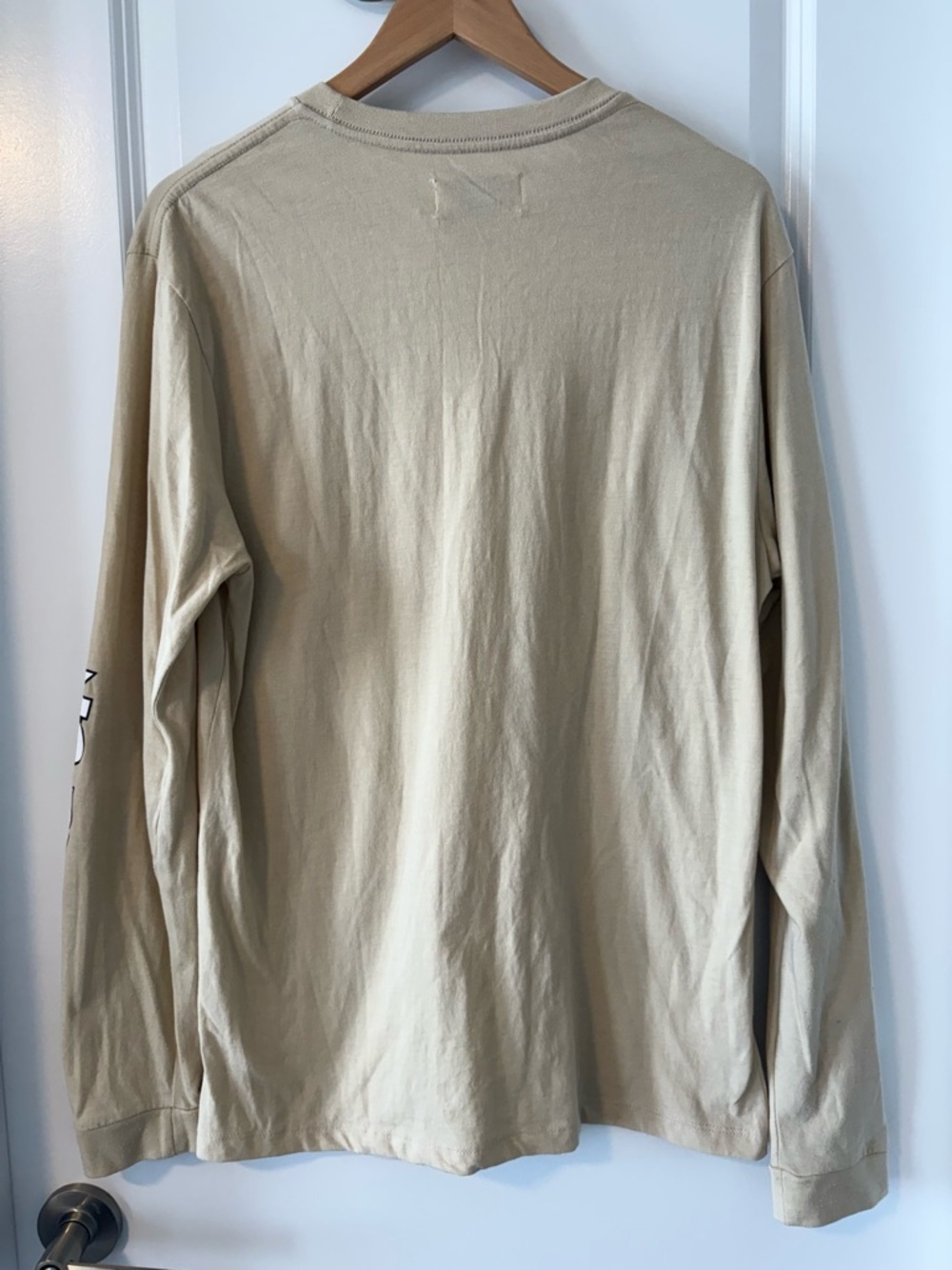 Urban Heritage Tan Daisy Graphic Long Sleeve Tee Mens Medium - Picture 3 of 9